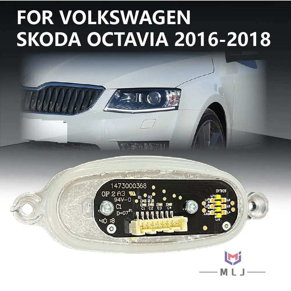 1473000368 Модуль светодиодных фар с функцией «ангельские глазки» и DRL для Volkswagen Skoda Octavia Mk3 2016-2018, источник света, автомобильные аксессуары
1473000368 Модуль светодиодных фар с функцией «ангельские глазки» и DRL для Volkswagen Skoda Octavia Mk3 2016-2018, источник света, автомобильные аксессуары