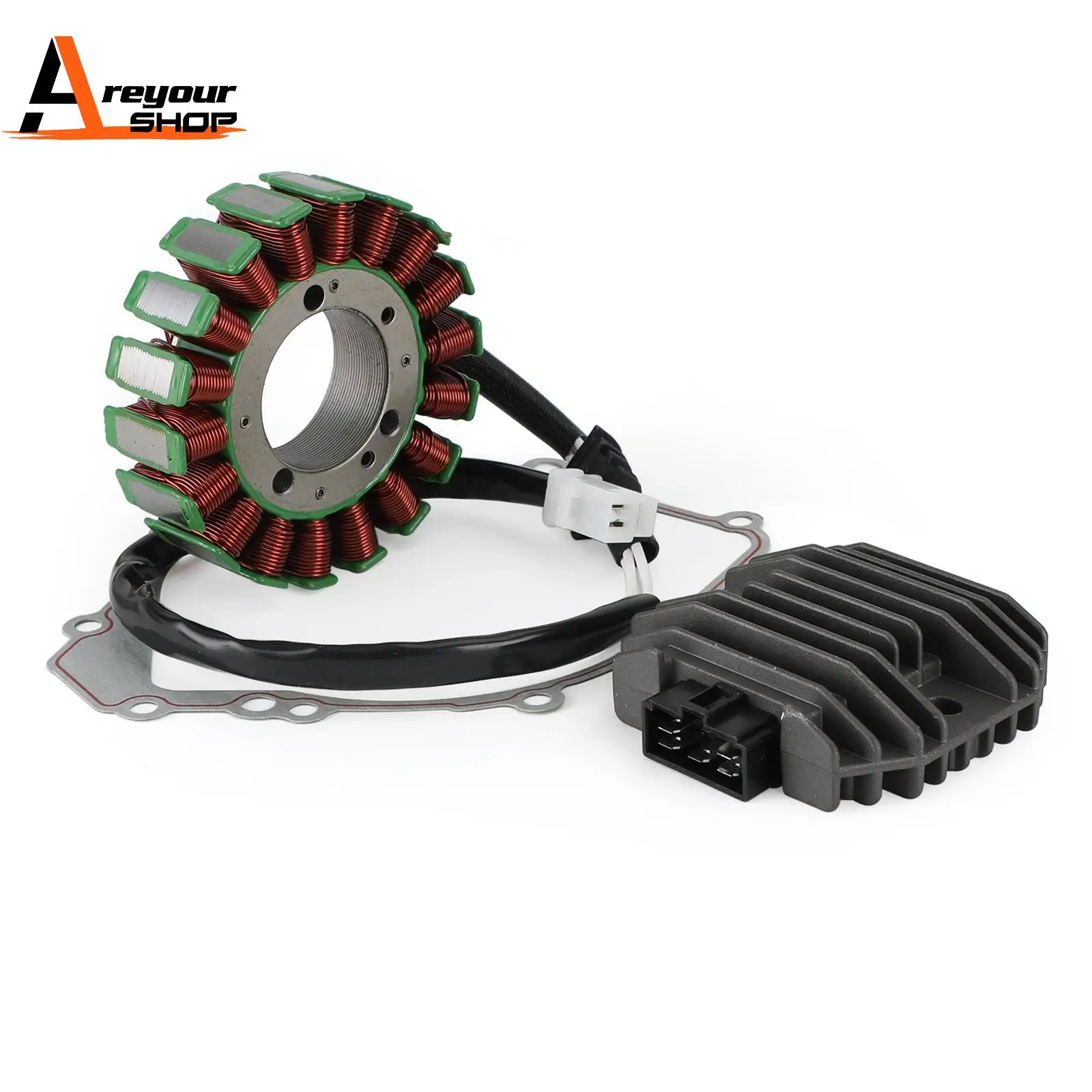 Areyourshop Magneto Stator+Voltage Rectifier+Gasket for Yamaha YZF R1 YZF-R1 1998 1999 2000 2001
Areyourshop Magneto Stator+Voltage Rectifier+Gasket for Yamaha YZF R1 YZF-R1 1998 1999 2000 2001
