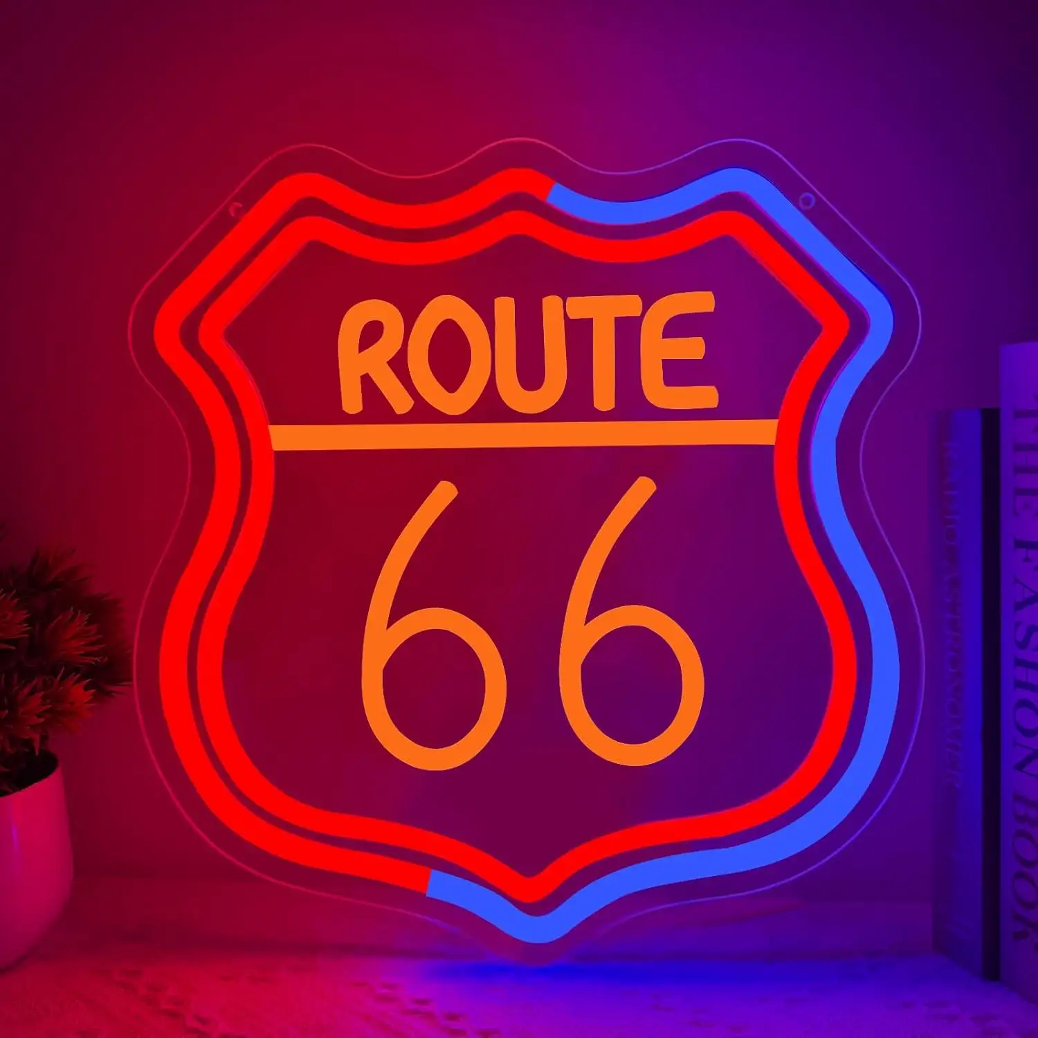 Неоновая вывеска Route 66, светодиодные неоновые огни с регулируемой яркостью для дома, спальни, бара, украшения на день рождения, персонализированный подарок, игровые аксессуары
Неоновая вывеска Route 66, светодиодные неоновые огни с регулируемой яркостью для дома, спальни, бара, украшения на день рождения, персонализированный подарок, игровые аксессуары