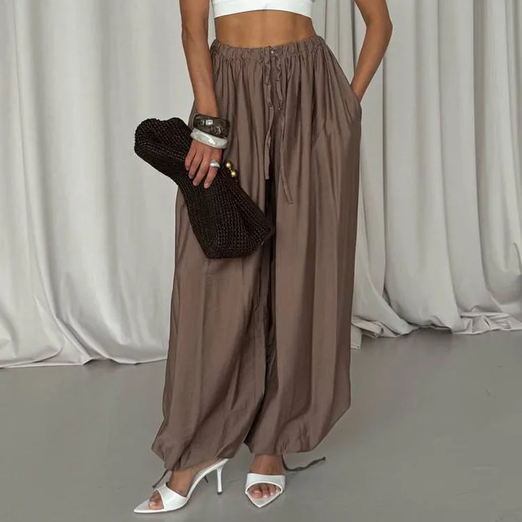 Fashion Loose Brown Women's Pants 2026 Casual High Waist Wide Leg Trousers Elegant Classic Solid Pants Female Clothing
Fashion Loose Brown Women's Pants 2026 Casual High Waist Wide Leg Trousers Elegant Classic Solid Pants Female Clothing
