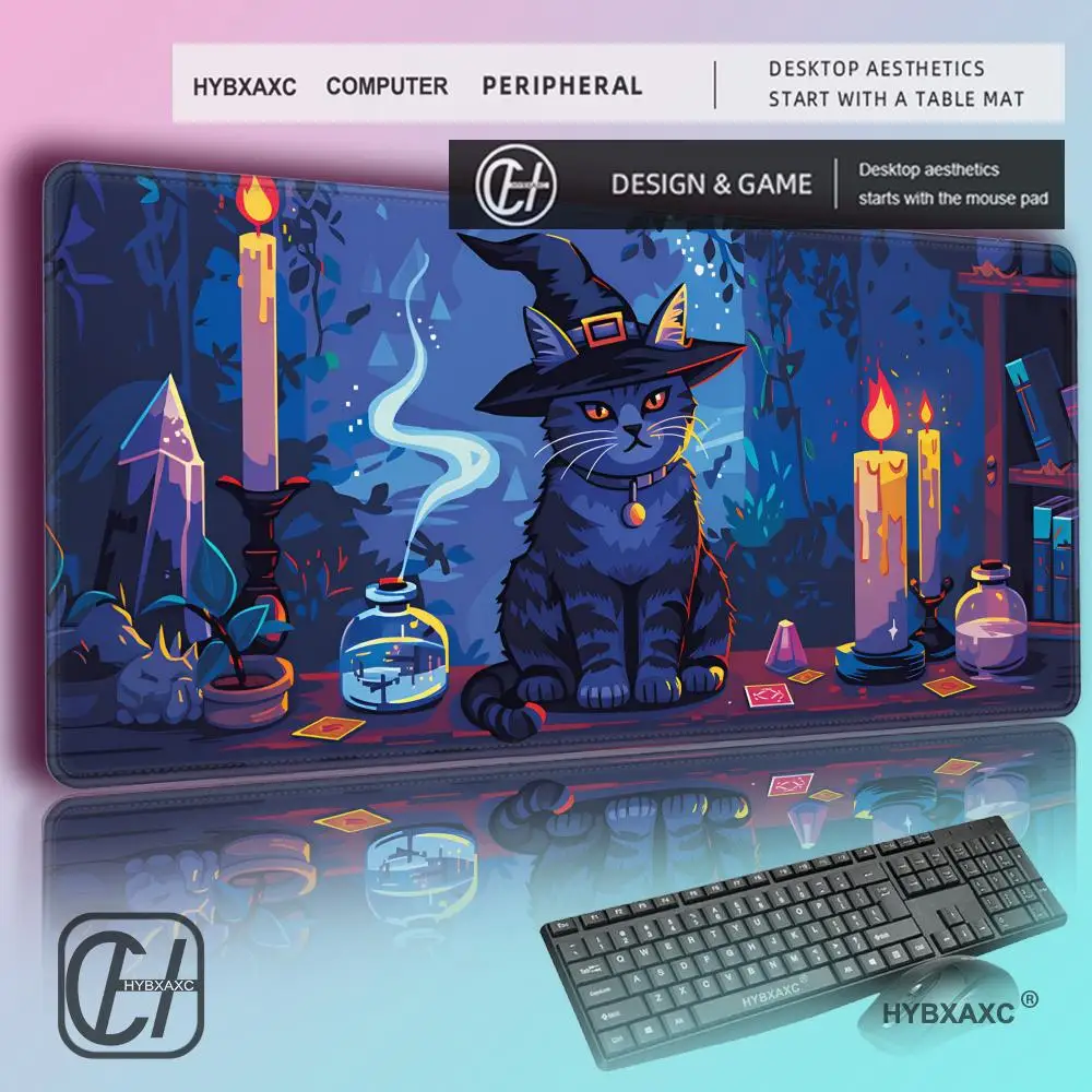HYBXAXC Pixel Art Witch Cat DeskMat Cute Witchy Desk Decor MousePad, Pixel Cat Lover Decor, Aesthetic Gaming Accessory
HYBXAXC Pixel Art Witch Cat DeskMat Cute Witchy Desk Decor MousePad, Pixel Cat Lover Decor, Aesthetic Gaming Accessory