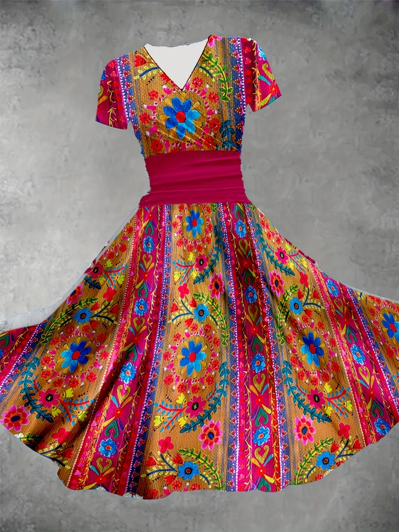 plus Size Elegant Floral Maxi Dress Summer Fashion Wide Hem Long Skirt Party Evening Gown for Women
plus Size Elegant Floral Maxi Dress Summer Fashion Wide Hem Long Skirt Party Evening Gown for Women