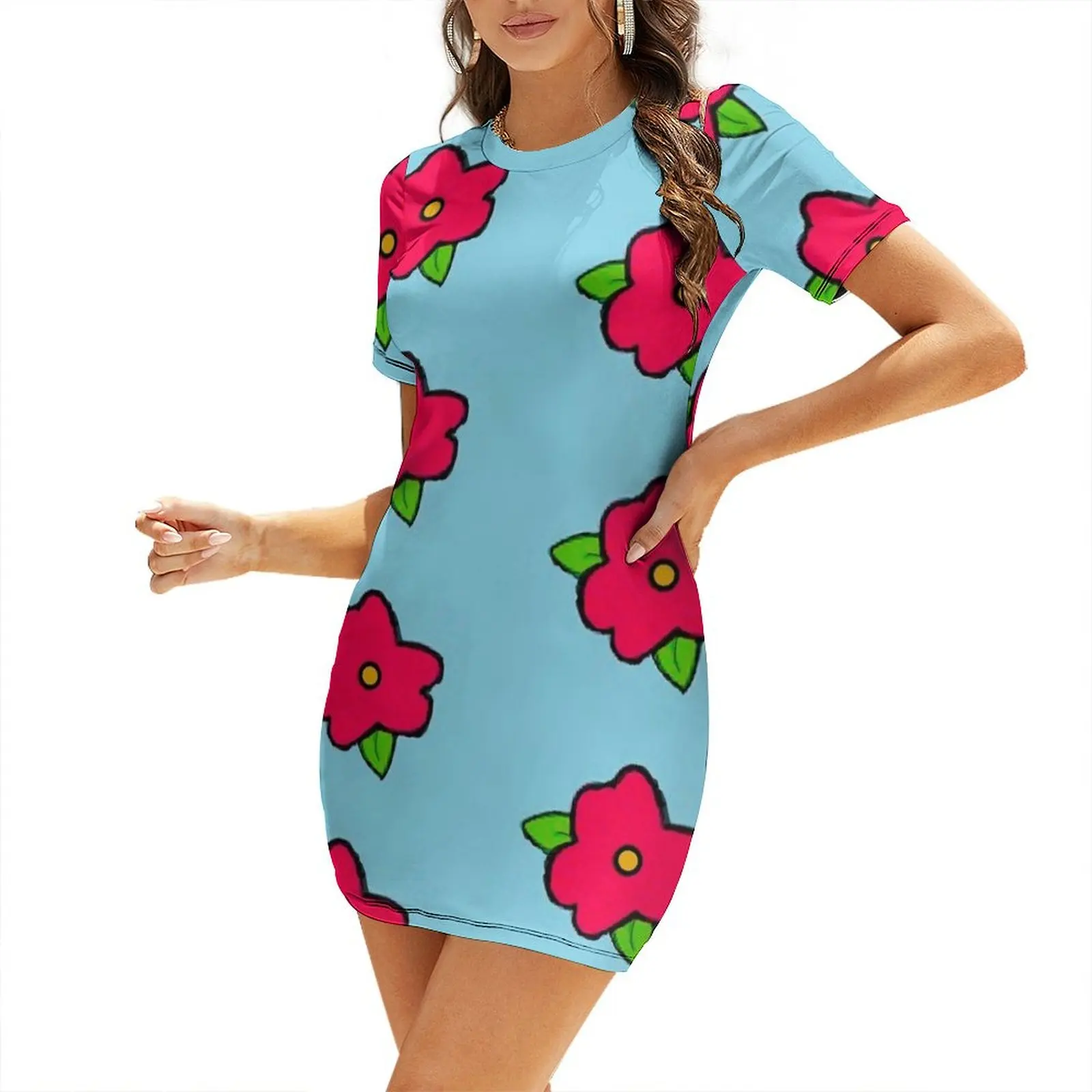King Size Homer Muumuu Flower Short Sleeved Dress dress for women summer Summer dresses for women
King Size Homer Muumuu Flower Short Sleeved Dress dress for women summer Summer dresses for women