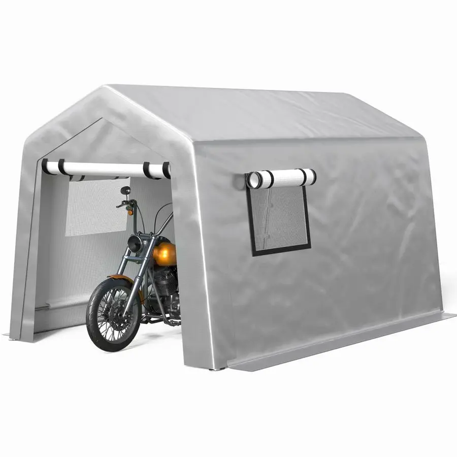 ft Carport Heavy Duty Tent with Rollup Windows, Portable Garage with Removable Sidewalls amp Doors, Car Canopy AllSeason Tarp fo
ft Carport Heavy Duty Tent with Rollup Windows, Portable Garage with Removable Sidewalls amp Doors, Car Canopy AllSeason Tarp fo