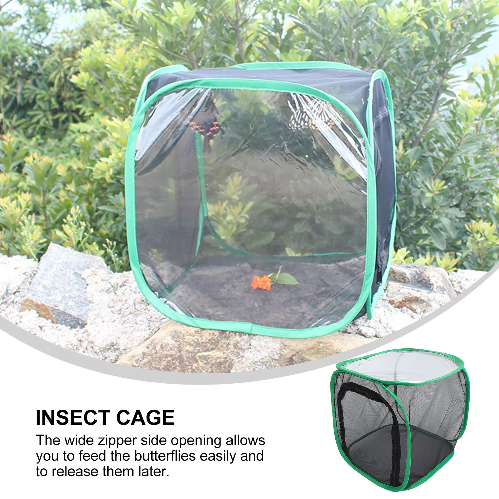 1pc Anti-Insect Mesh Box Square Stable Butterflies Observation Cage Foldable Translucent Net House For Kids Plant Incubator
1pc Anti-Insect Mesh Box Square Stable Butterflies Observation Cage Foldable Translucent Net House For Kids Plant Incubator