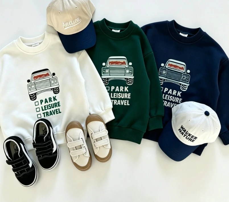 Baby Car Printed Long Sleeve Sweatshirt Kid Cotton Crewneck Pullover Three Tone Selection Perfect For Small Kid Autumn Clothing
Baby Car Printed Long Sleeve Sweatshirt Kid Cotton Crewneck Pullover Three Tone Selection Perfect For Small Kid Autumn Clothing