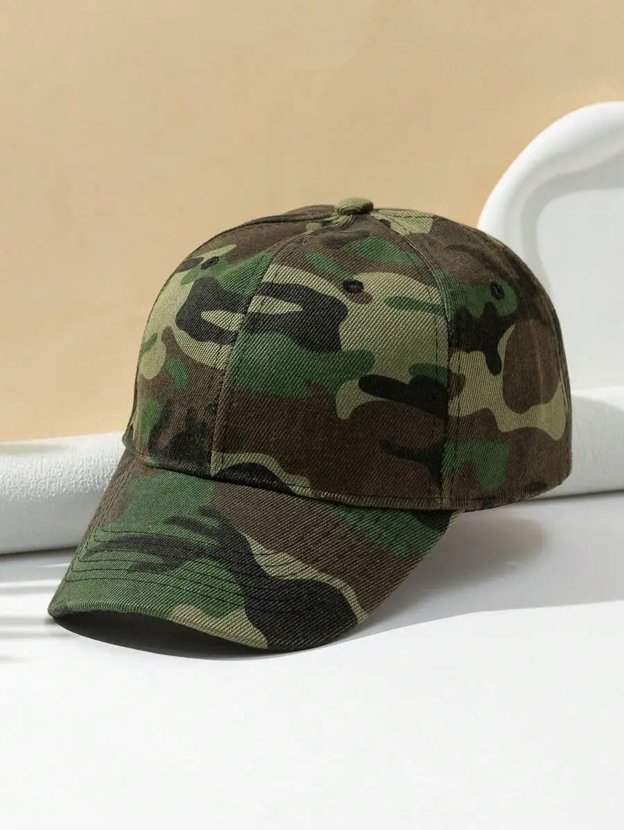 1pc Unisex Camouflage Baseball Cap, Outdoor Travel Sports Casual Hat, Truck Driver Hat
1pc Unisex Camouflage Baseball Cap, Outdoor Travel Sports Casual Hat, Truck Driver Hat