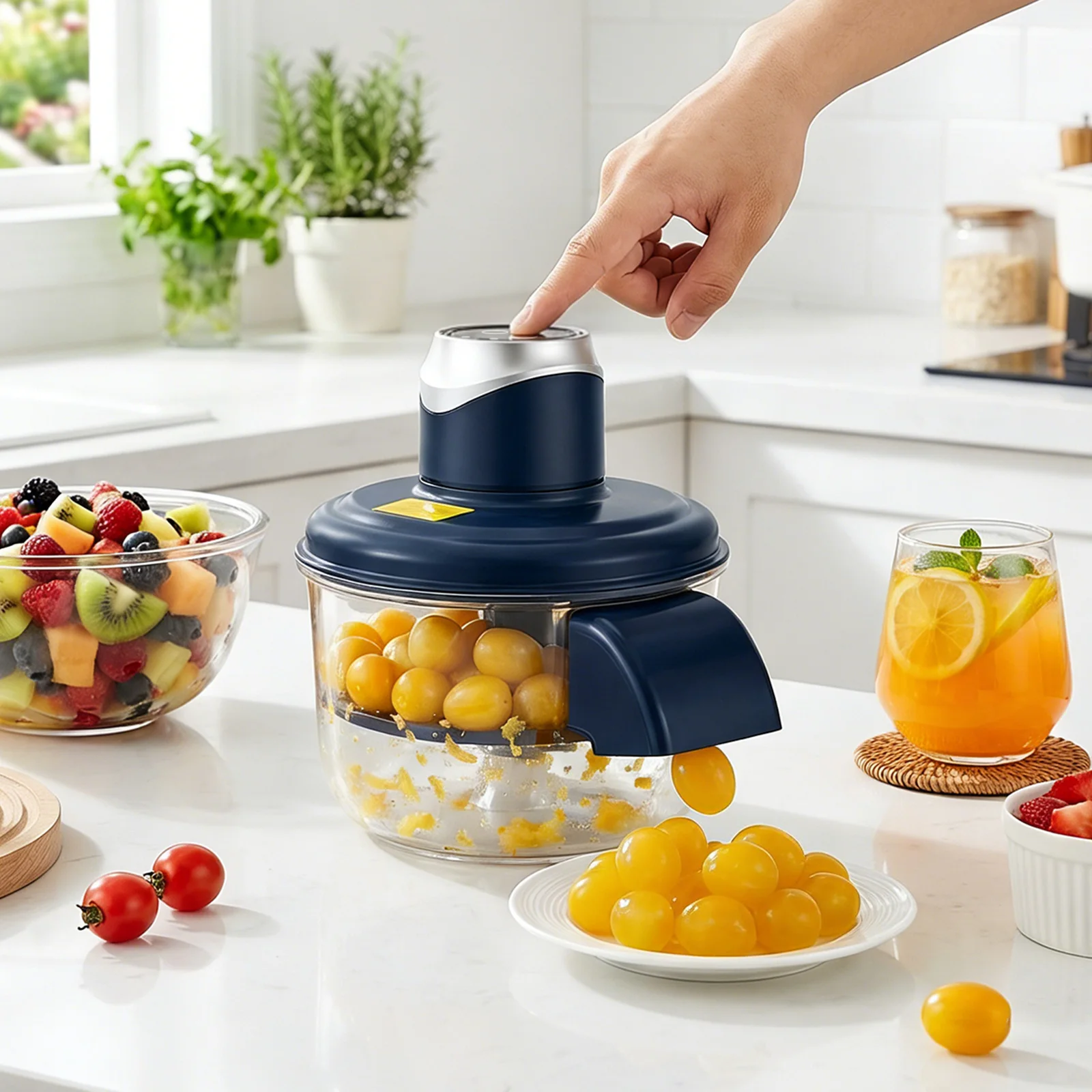 Automatic Electric Grape Peeler Machine Electric Garlic Peeler Rechargeable Fruit Peeler Kitchen Tool Fruit Peeling Machine
Automatic Electric Grape Peeler Machine Electric Garlic Peeler Rechargeable Fruit Peeler Kitchen Tool Fruit Peeling Machine