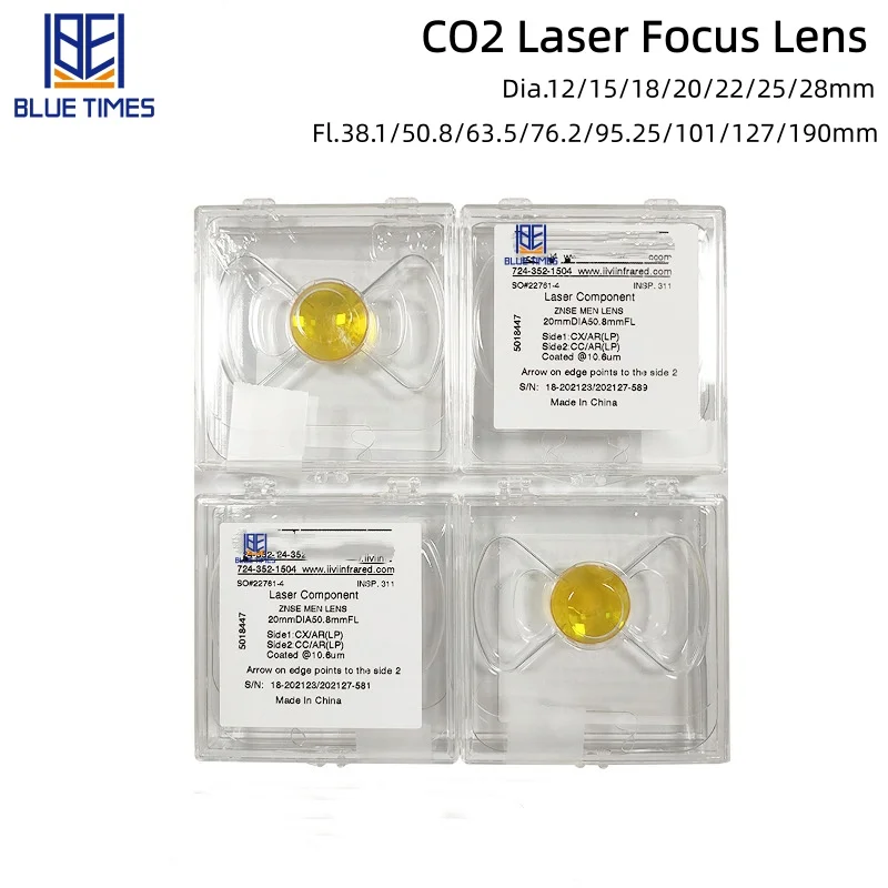 Bluetimes CVD CO₂ Laser Focus Lens ZnSe Industrial Laser Focusing Mirror Trans 99% For 0-180W Laser Engraving/Cutting Machines
Bluetimes CVD CO₂ Laser Focus Lens ZnSe Industrial Laser Focusing Mirror Trans 99% For 0-180W Laser Engraving/Cutting Machines