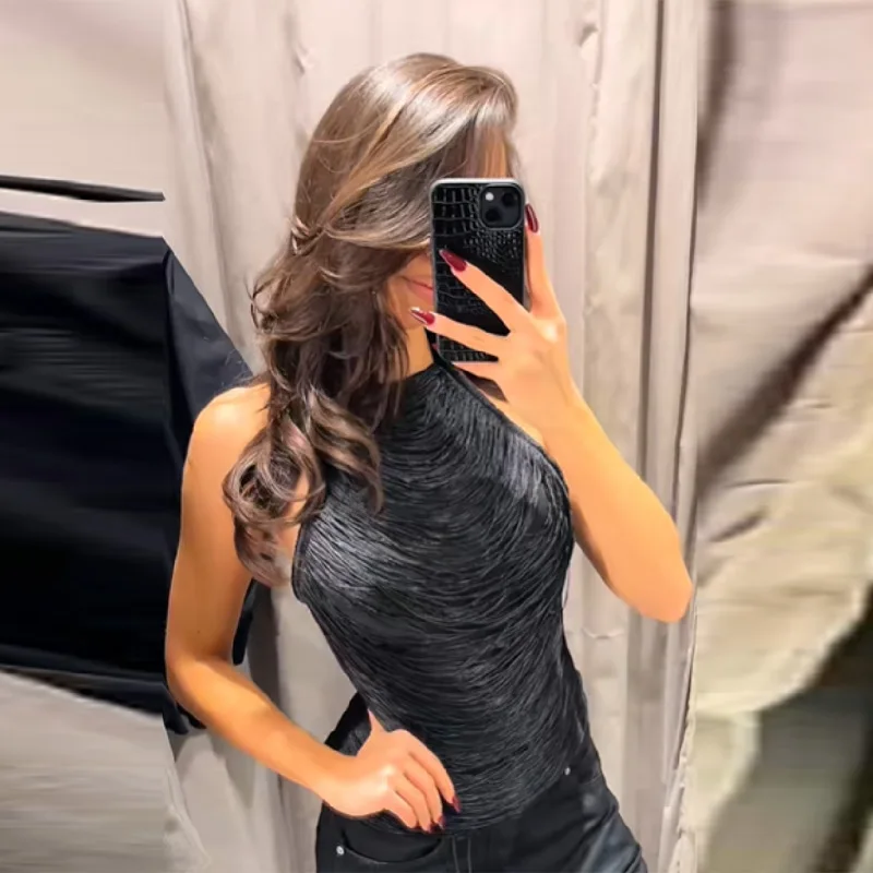 Женские сексуальные черные топы с открытой спиной, шикарный прозрачный жилет без рукавов с высокой талией, топ на бретельках с висячим вырезом, 2026, клубная вечерние горячая одежда
Женские сексуальные черные топы с открытой спиной, шикарный прозрачный жилет без рукавов с высокой талией, топ на бретельках с висячим вырезом, 2026, клубная вечерние горячая одежда