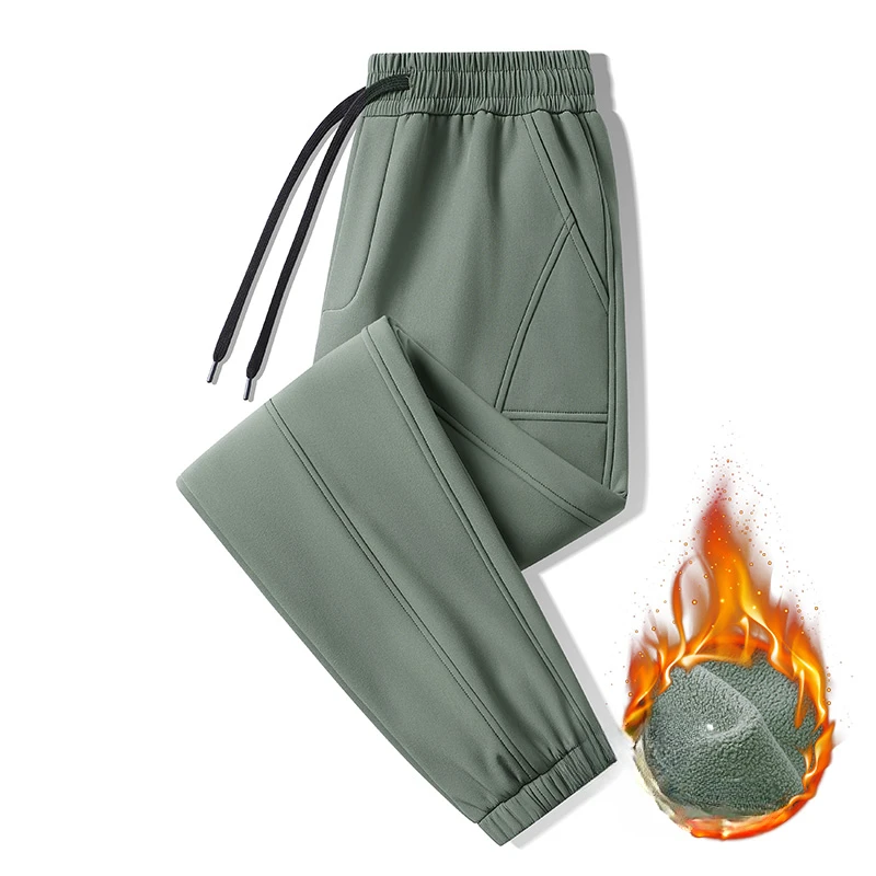 Спортивные брюки для бега с эластичной резинкой на талии, мужские утепленные свободные модные спортивные штаны с флисовой подкладкой, повседневные мужские осенние прямые брюки 
Спортивные брюки для бега с эластичной резинкой на талии, мужские утепленные свободные модные спортивные штаны с флисовой подкладкой, повседневные мужские осенние прямые брюки