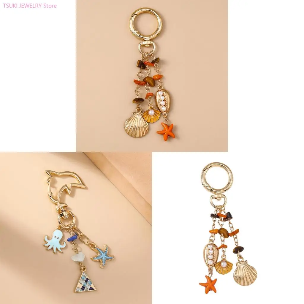 62KE цинковый сплав, брелок в виде ракушки морской звезды, брелок ручной работы, легкий стильный аксессуар для повседневного или
62KE цинковый сплав, брелок в виде ракушки морской звезды, брелок ручной работы, легкий стильный аксессуар для повседневного или