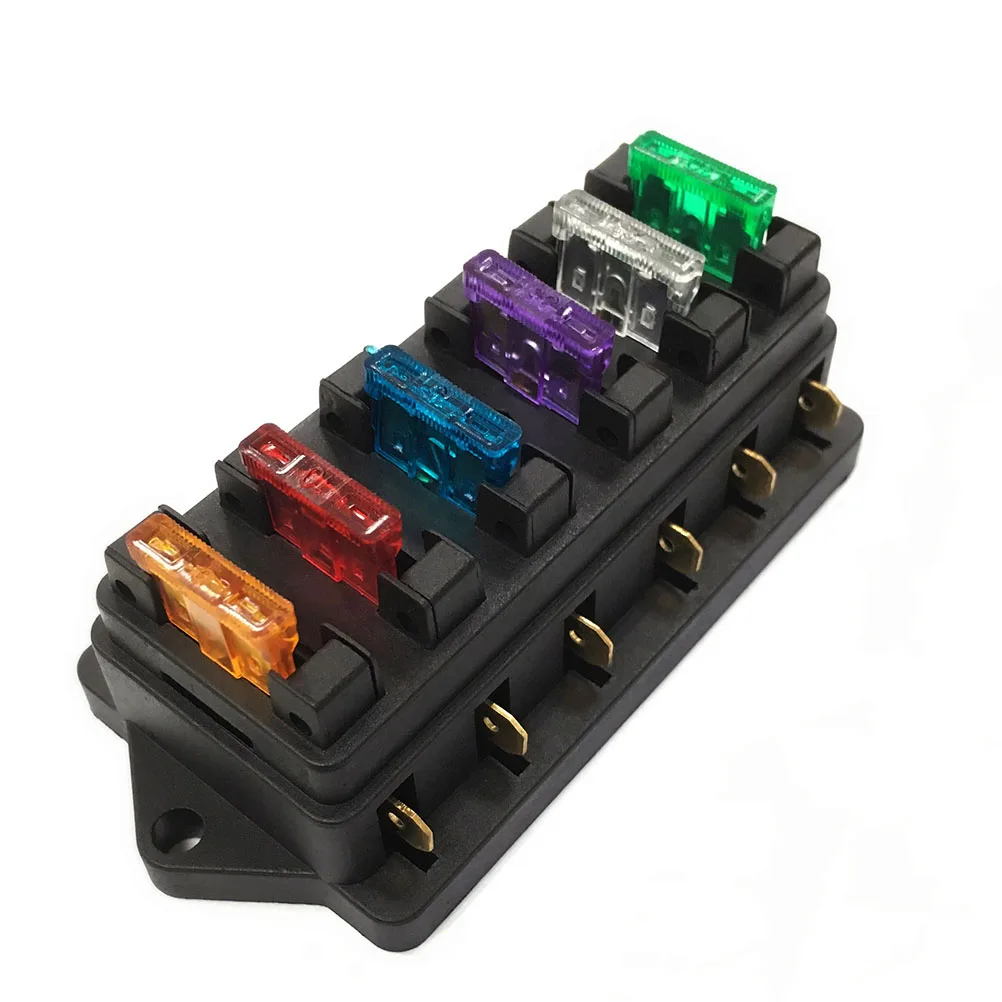 6 Way Fuse Block LED Indicator Flame Retardant Plastic Base Low Voltage Straight Row Car Accessories RV Boat Truck
6 Way Fuse Block LED Indicator Flame Retardant Plastic Base Low Voltage Straight Row Car Accessories RV Boat Truck