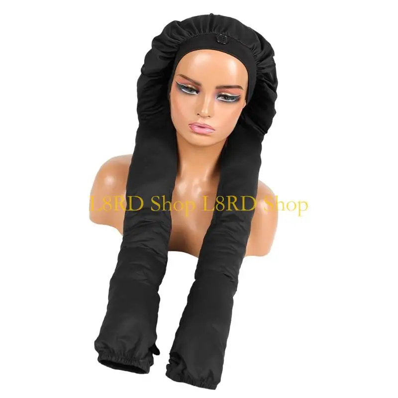 L8RD AntiSlip Sleep Cap Hair Wrap For Long Braids Bonnet Soft Polyester Fabric Nighttime Styling Travel Friendly
L8RD AntiSlip Sleep Cap Hair Wrap For Long Braids Bonnet Soft Polyester Fabric Nighttime Styling Travel Friendly