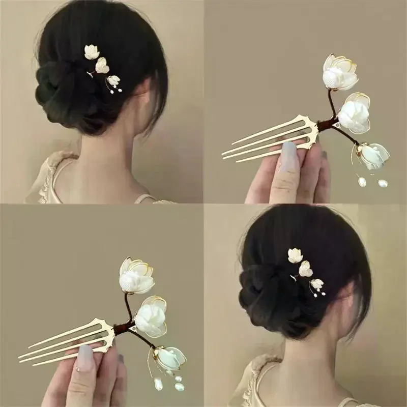 1Pcs Parties Hair Pin Hair Accessories Elegant Retro Flower Golden Alloy Hair Clip Perfect For Curling Or Straight Hair
1Pcs Parties Hair Pin Hair Accessories Elegant Retro Flower Golden Alloy Hair Clip Perfect For Curling Or Straight Hair
