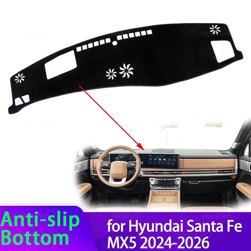Dashboard Cover for Hyundai Santa Fe MX5 2024 2025 2026 Anti-Slip Anti-dirty Mat Pad Sunshade Dashmat Protect Car Accessories
Dashboard Cover for Hyundai Santa Fe MX5 2024 2025 2026 Anti-Slip Anti-dirty Mat Pad Sunshade Dashmat Protect Car Accessories