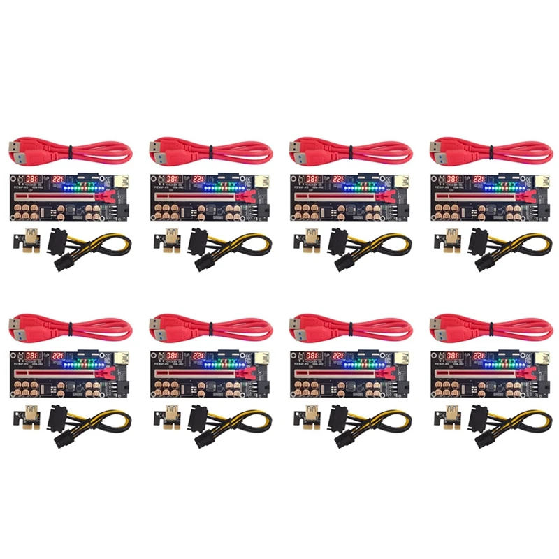 2025 New-8X VER018 PRO PCI-E Riser Card Кабель USB 3.0 018 PLUS PCI Express 1X–16X Удлинитель Pcie Адаптер для добычи BTC (красный)
2025 New-8X VER018 PRO PCI-E Riser Card Кабель USB 3.0 018 PLUS PCI Express 1X–16X Удлинитель Pcie Адаптер для добычи BTC (красный)