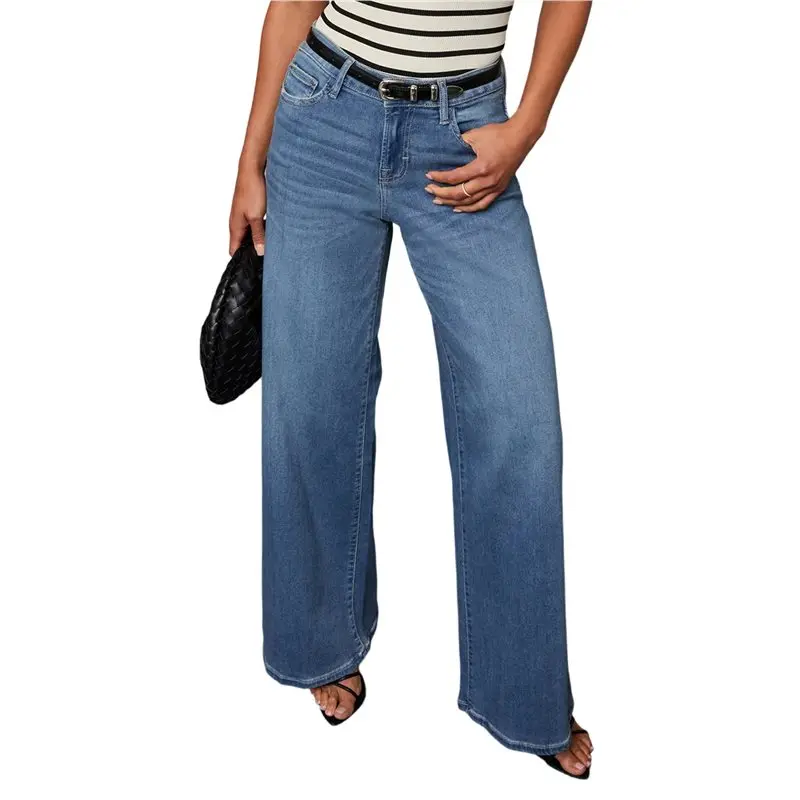 CYL-Jeans For Women Wide Leg Baggy High Waist Boyfriends Straight Leg Stretchy Denim Pants
CYL-Jeans For Women Wide Leg Baggy High Waist Boyfriends Straight Leg Stretchy Denim Pants
