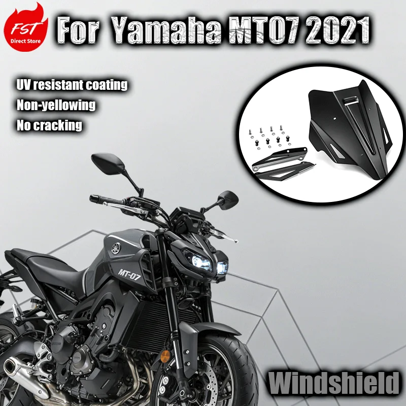 For Yamaha MT07 2021 - Motorcycle Accessories Windshield Aluminum Windshield Fairing
For Yamaha MT07 2021 - Motorcycle Accessories Windshield Aluminum Windshield Fairing