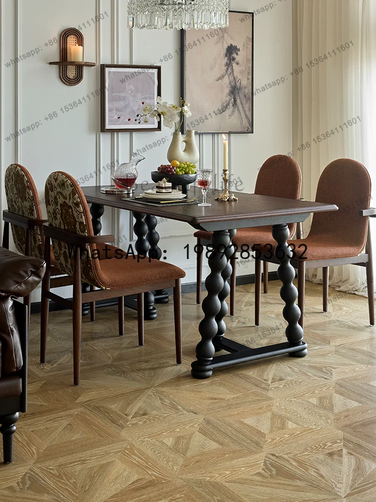 solid wood large board dining table household living room dining table
solid wood large board dining table household living room dining table