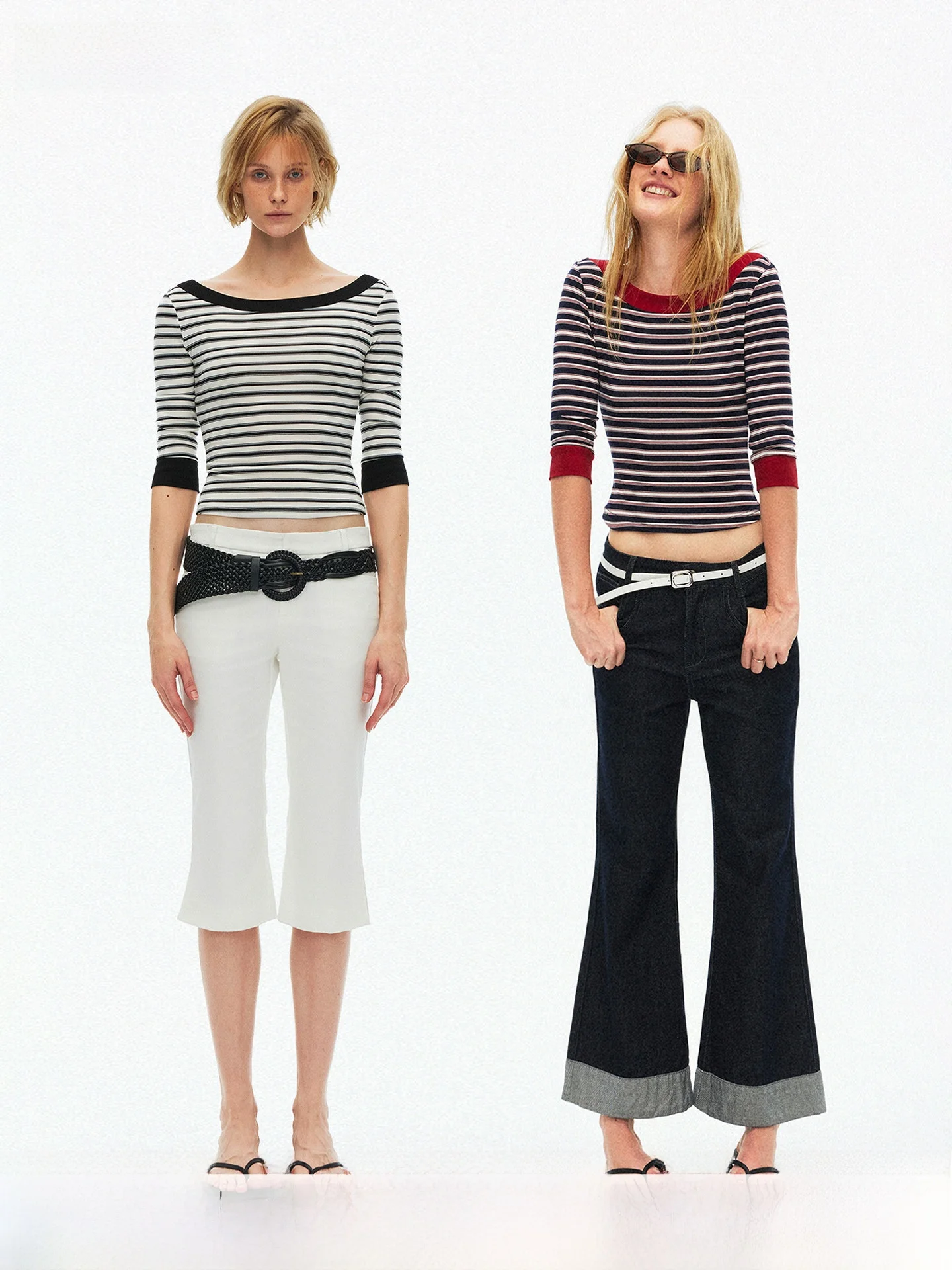 SaltHe Summer New Style Slim Fit Stripe Knit Top Color Block Casual Wear Ladies T-Shirt Elastic Fiber Five Sleeve round Neck ...
SaltHe Summer New Style Slim Fit Stripe Knit Top Color Block Casual Wear Ladies T-Shirt Elastic Fiber Five Sleeve round Neck ...