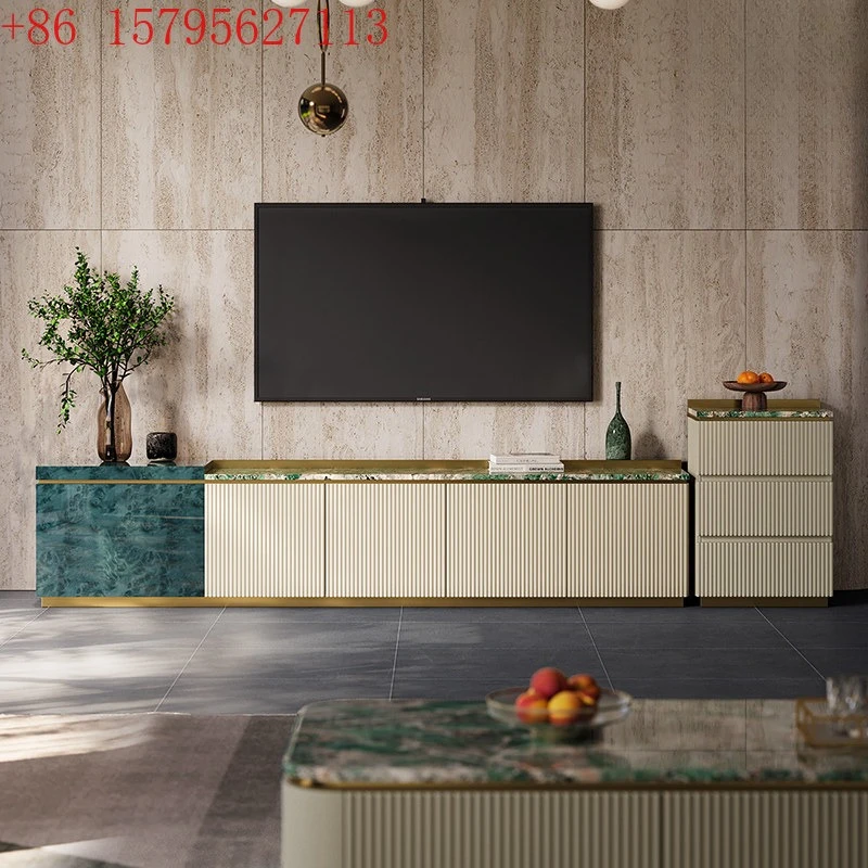 Light luxury TV cabinet large flat-floor luxury house custom Italian high-grade marble paint coffee table floor cabinet
Light luxury TV cabinet large flat-floor luxury house custom Italian high-grade marble paint coffee table floor cabinet