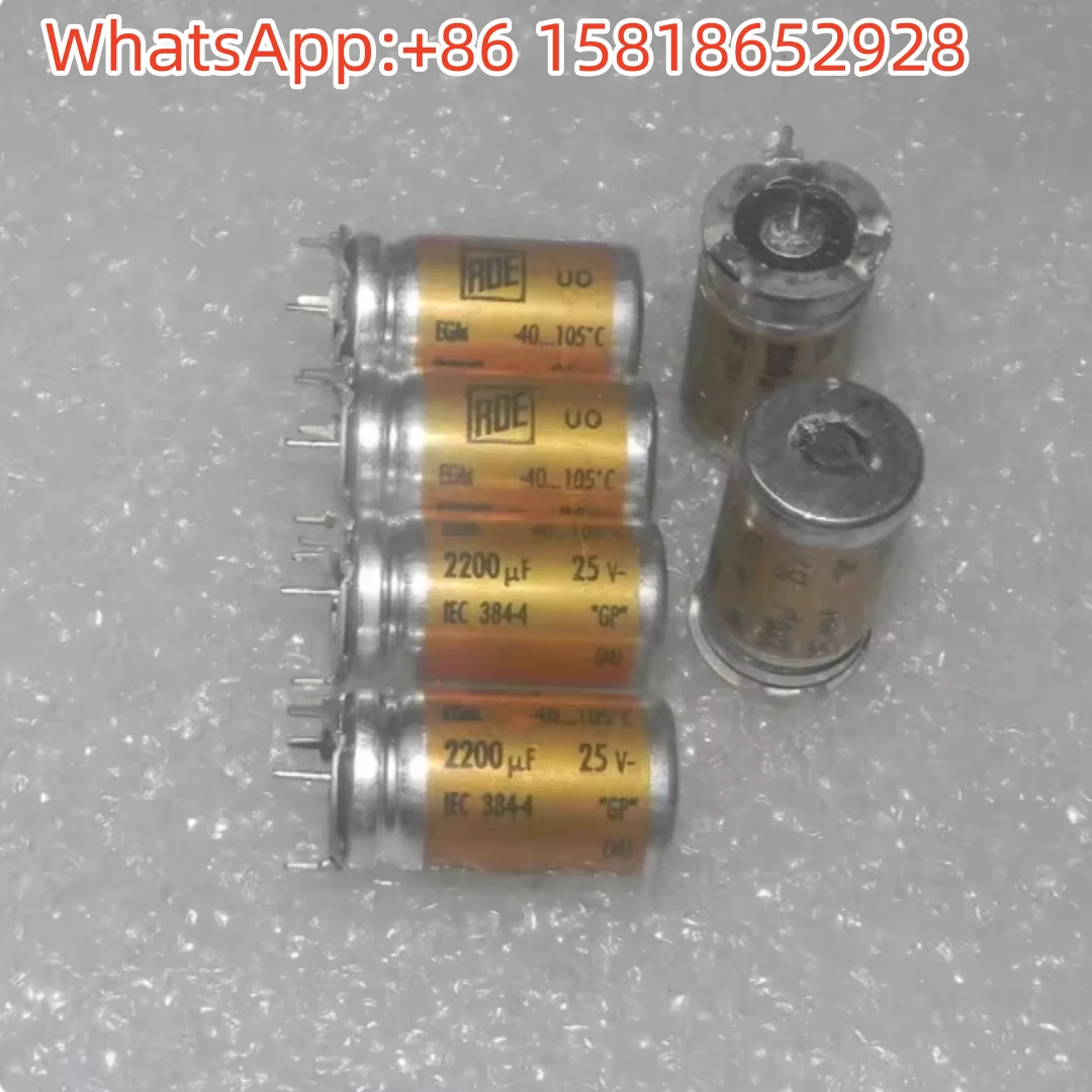 2 шт. немецкие золотые электролитические конденсаторы ROE 25V2200uf EGN для усилителя наушников и ЦАП, с прямым подключением, золотой аудиофильский фильтр
2 шт. немецкие золотые электролитические конденсаторы ROE 25V2200uf EGN для усилителя наушников и ЦАП, с прямым подключением, золотой аудиофильский фильтр
