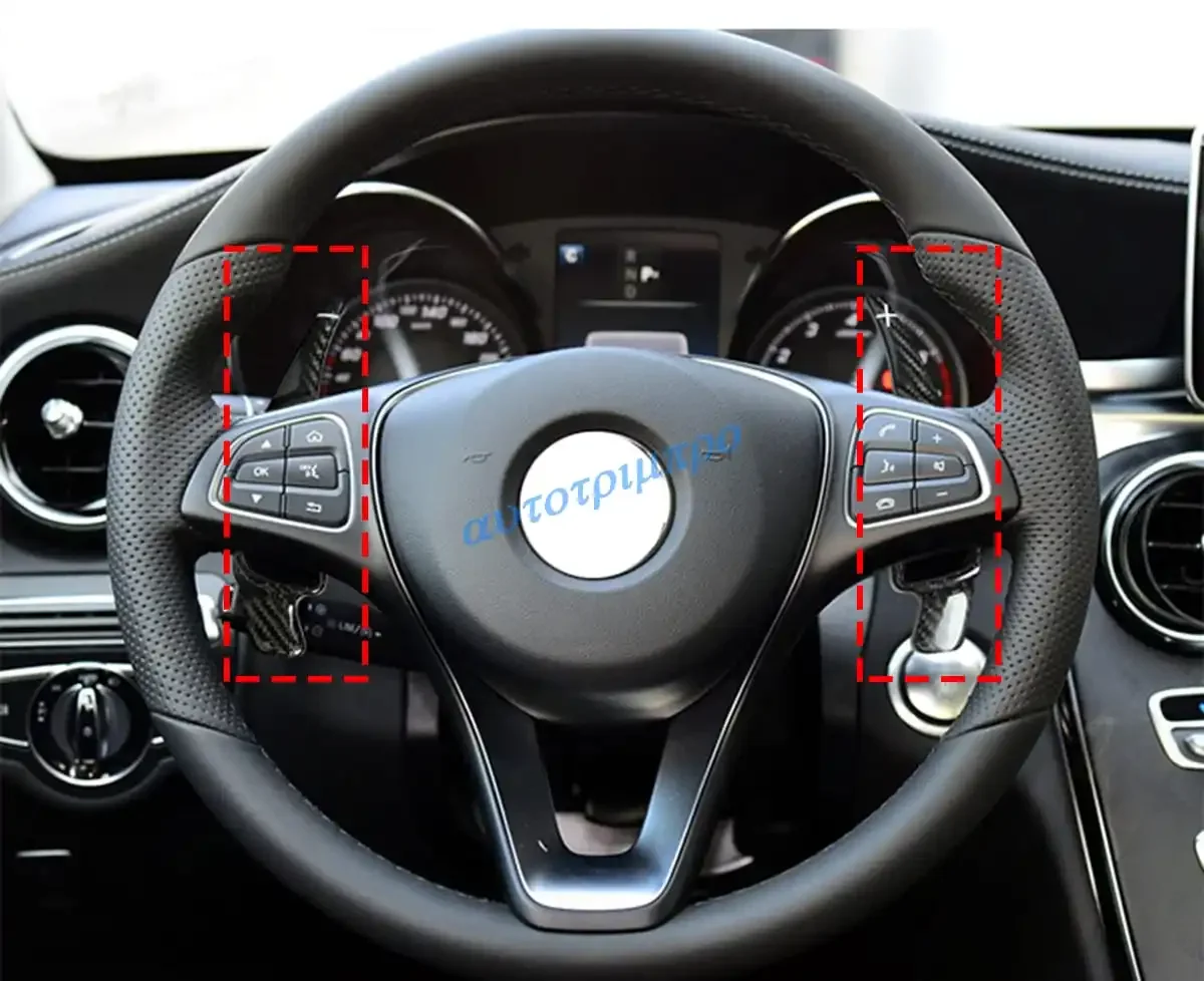 For Benz A B C E GLC GLE Carbon Fiber Black 2Pcs Car Steering Wheel Paddle Shifter Gear Shift Extension Accessories
For Benz A B C E GLC GLE Carbon Fiber Black 2Pcs Car Steering Wheel Paddle Shifter Gear Shift Extension Accessories