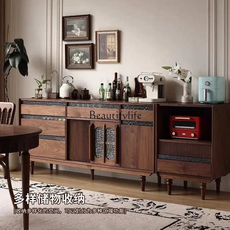 yj32 North American Black Walnut Wood Vintage Style Sideboard Retro Solid Wood Storage Cabinet
yj32 North American Black Walnut Wood Vintage Style Sideboard Retro Solid Wood Storage Cabinet