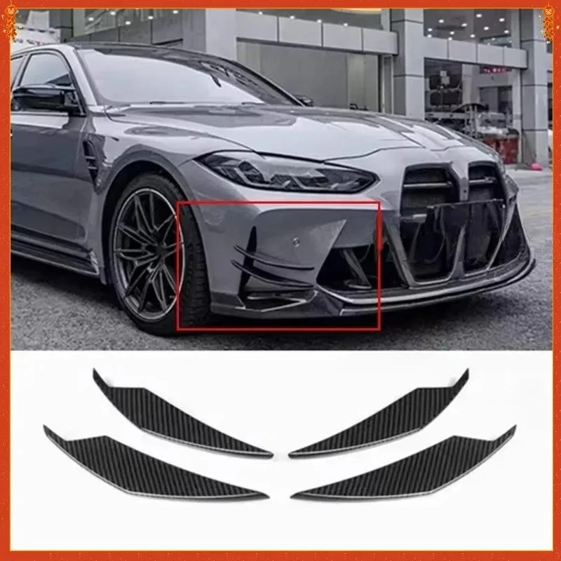 For BMW M3 M4 G80 G82 G83 Real Carbon Fiber 2021+ Front Bumper Side Splitters Fins Canards Parts AC style Upgrade Body kit
For BMW M3 M4 G80 G82 G83 Real Carbon Fiber 2021+ Front Bumper Side Splitters Fins Canards Parts AC style Upgrade Body kit