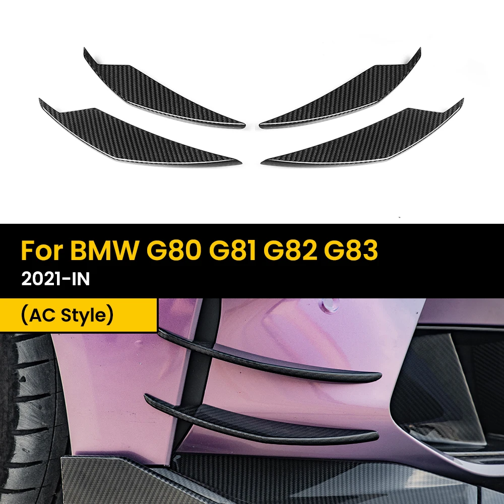 Real Dry Carbon Fiber Front Canard for BMW G80 G81 G82 G83 AC Style 2021-IN 4Pcs/Set
Real Dry Carbon Fiber Front Canard for BMW G80 G81 G82 G83 AC Style 2021-IN 4Pcs/Set