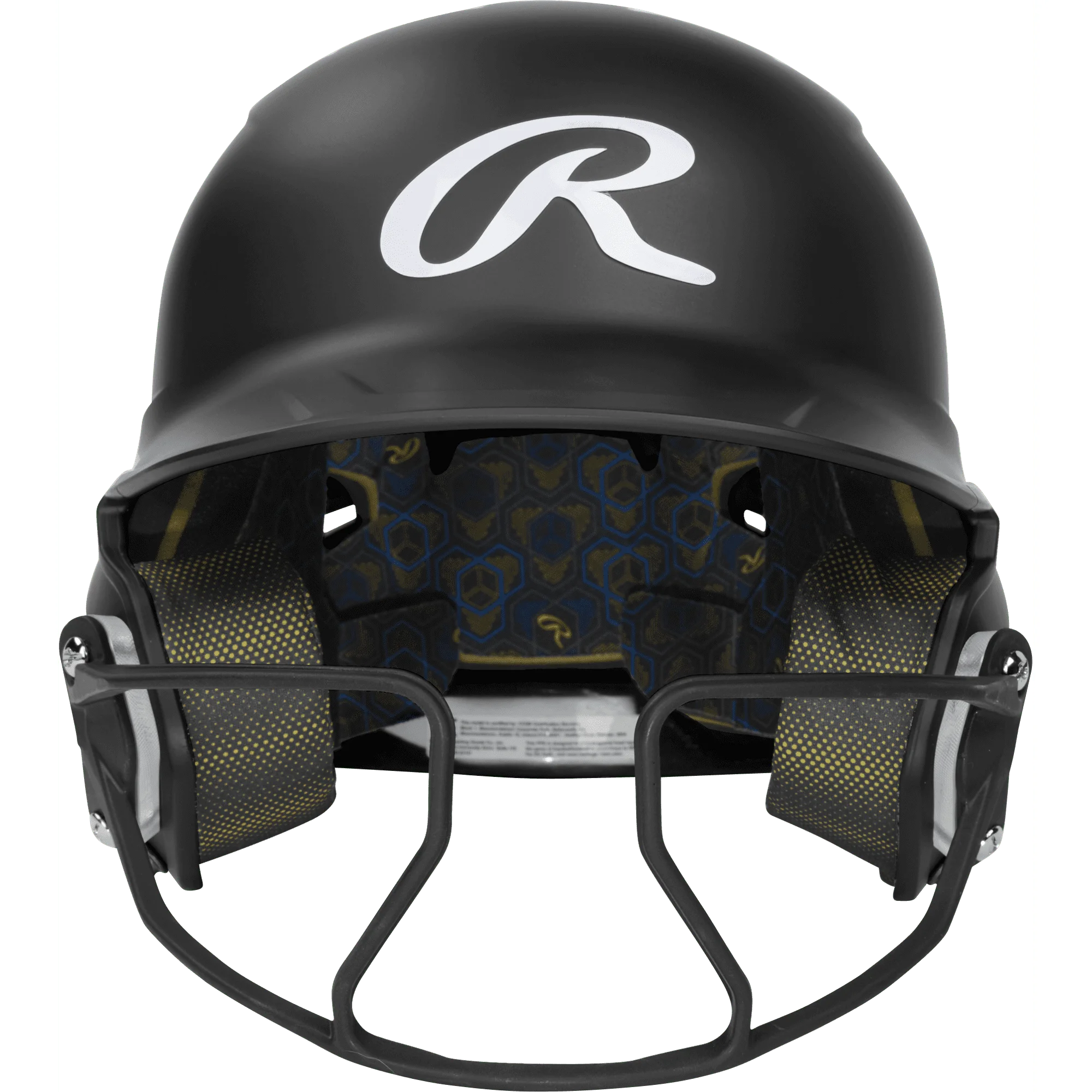 Rawlings Mach Hi-Viz 1-Tone Batting Helmet with Attached Face Guard - Matte | Black | Junior
Rawlings Mach Hi-Viz 1-Tone Batting Helmet with Attached Face Guard - Matte | Black | Junior