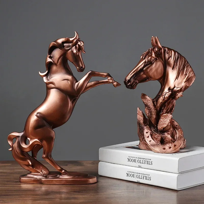 Horse Nordic Statue War Horse Head Resin Home Decor Crafts Animal Sculpture Home Decoration Living Room TV cabinet decorative
Horse Nordic Statue War Horse Head Resin Home Decor Crafts Animal Sculpture Home Decoration Living Room TV cabinet decorative
