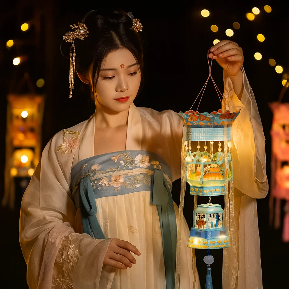 3D Middle Autumn Festival Lantern Paper Handmade Ancient Style Handheld Lantern Luminous Cartoon
3D Middle Autumn Festival Lantern Paper Handmade Ancient Style Handheld Lantern Luminous Cartoon