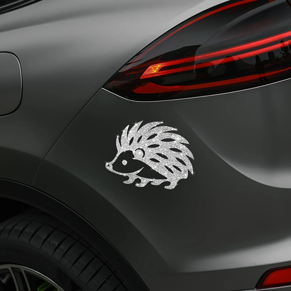 1 piece of cute hedgehog car decoration sticker with glossy glitter, self-adhesive vinyl car decoration suitable for cars, truck
1 piece of cute hedgehog car decoration sticker with glossy glitter, self-adhesive vinyl car decoration suitable for cars, truck