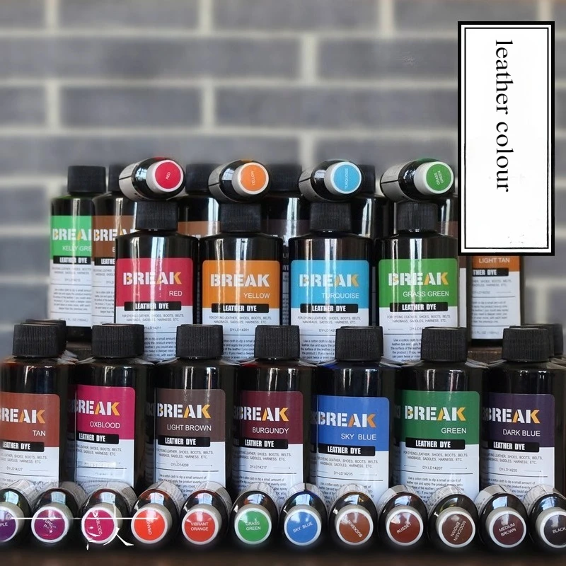 30ml/bottle Leather Alcohol Dye DIY Handmade Cowhide Craft Leather Carving Vegetable Tanned Coloring and Dyeing Agent Pigment
30ml/bottle Leather Alcohol Dye DIY Handmade Cowhide Craft Leather Carving Vegetable Tanned Coloring and Dyeing Agent Pigment