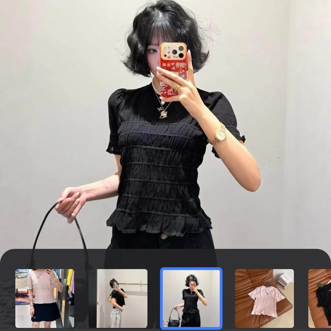 Fashionable Anti-Aging Casual Design Summer Sweet Splicing Short Sleeve round Neck Top Women's T-shirt Comfortable Silk Material
Fashionable Anti-Aging Casual Design Summer Sweet Splicing Short Sleeve round Neck Top Women's T-shirt Comfortable Silk Material
