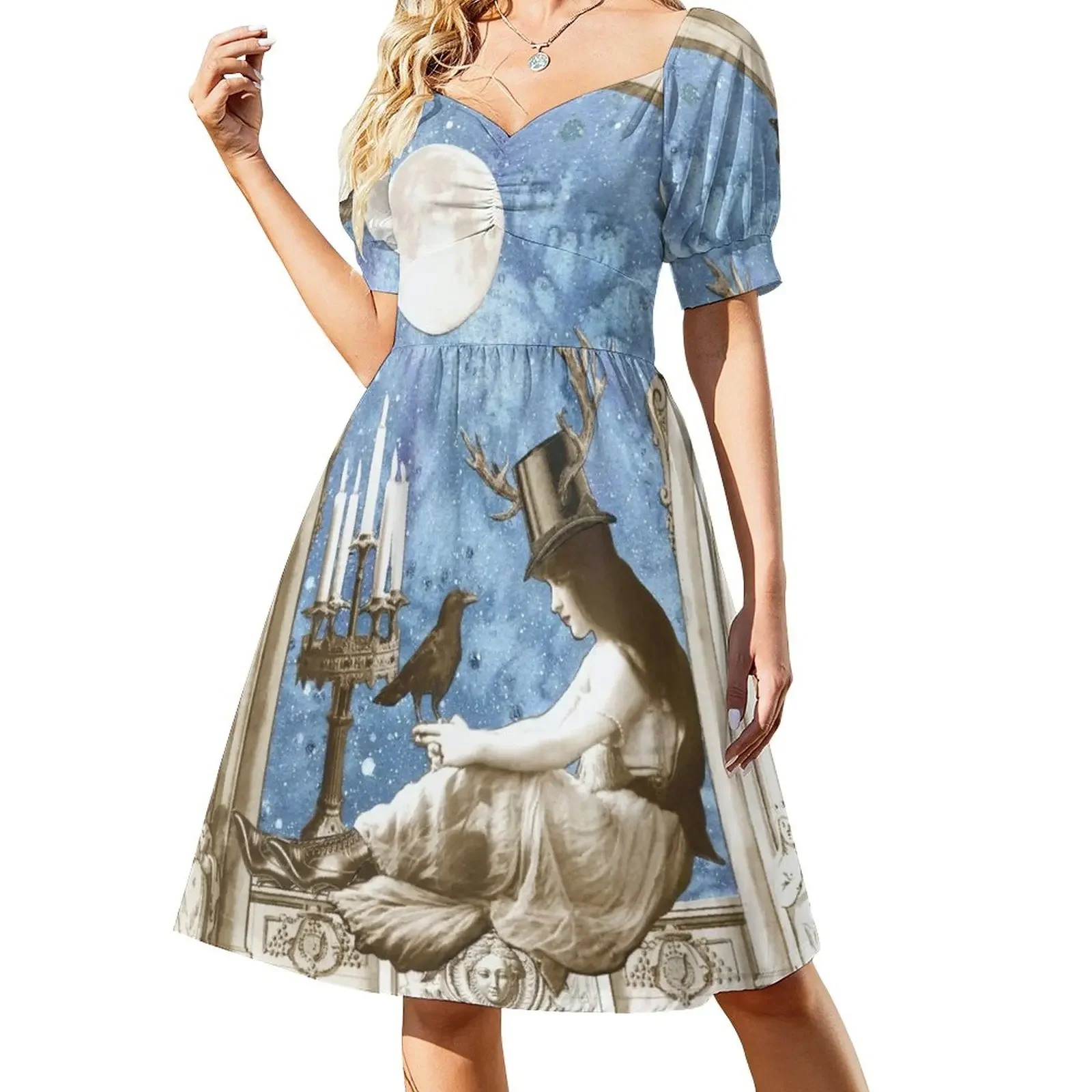 Crow Confidential Short-Sleeved Dress loose women's dress Evening gown dresses for woman 2025 Summer dresses for women
Crow Confidential Short-Sleeved Dress loose women's dress Evening gown dresses for woman 2025 Summer dresses for women