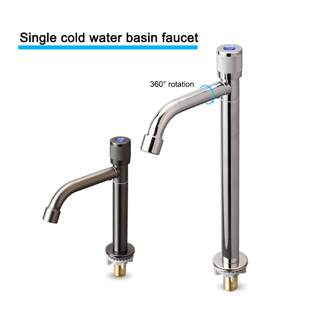 Bathroom Upgrade Cold Basin Tap Rotatable Nozzle Efficient Cold Supply Flexible Flow Direction For Kitchen Use
Bathroom Upgrade Cold Basin Tap Rotatable Nozzle Efficient Cold Supply Flexible Flow Direction For Kitchen Use