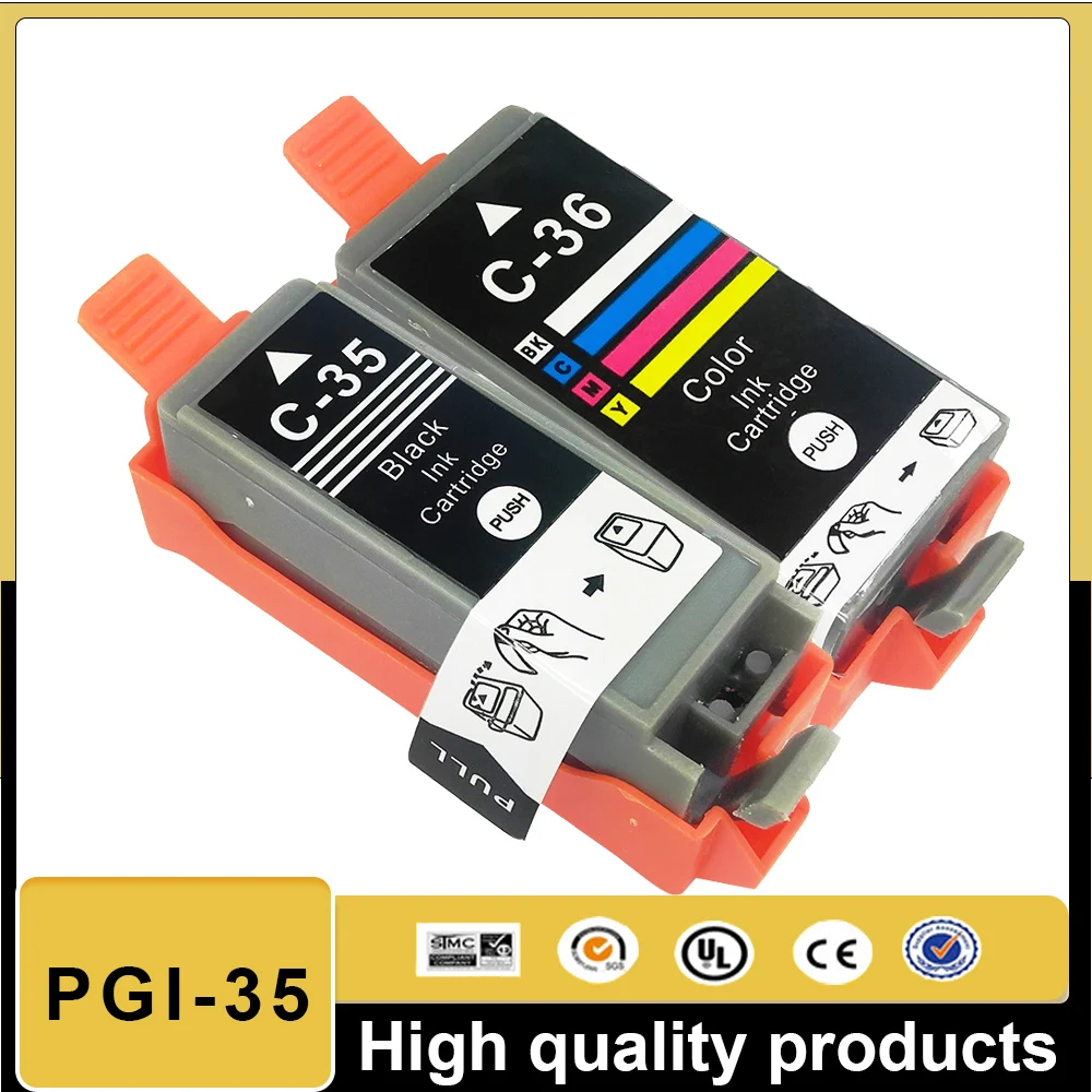 PGI-35BK CLI-36 PGI-35 PGI35 CLI36 InkJet Ink Cartridge Compatible For Canon PIXMA IP100 IP110 IP100B TR150 Mini 260 320
PGI-35BK CLI-36 PGI-35 PGI35 CLI36 InkJet Ink Cartridge Compatible For Canon PIXMA IP100 IP110 IP100B TR150 Mini 260 320