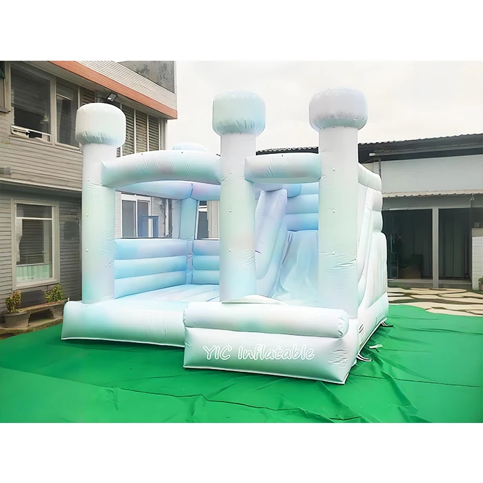 Inflatable Bouncer Combo Wedding Bouncy Castle Commercial White Bounce House With Slide
Inflatable Bouncer Combo Wedding Bouncy Castle Commercial White Bounce House With Slide