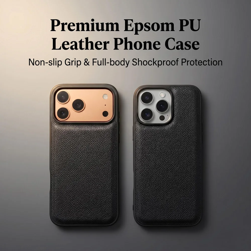 Vintage Classic Epsom Palm Grain PU Phone Case Precise Cutouts Anti Fall Protective Cover For iPhone 14 15 16 17 18 Pro Max
Vintage Classic Epsom Palm Grain PU Phone Case Precise Cutouts Anti Fall Protective Cover For iPhone 14 15 16 17 18 Pro Max