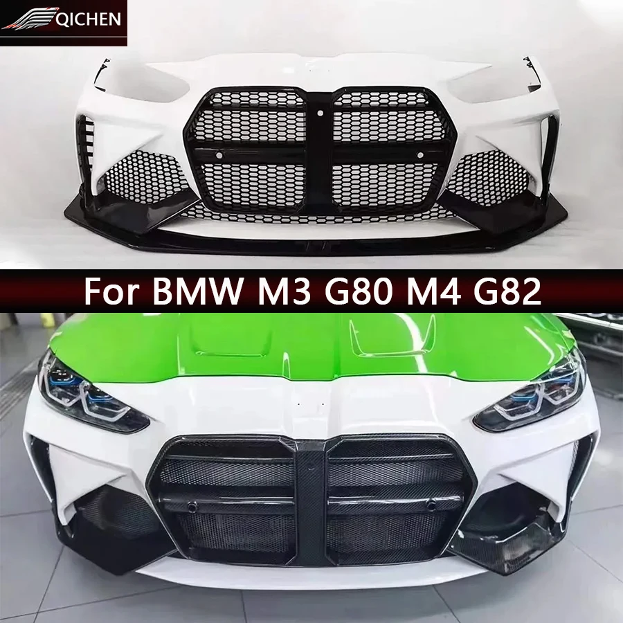 For BMW M3 G80 M4 G82 2021+ Dry Carbon fiber front bumper Grill Front face car grille Upgrade Car accessories Body Kit
For BMW M3 G80 M4 G82 2021+ Dry Carbon fiber front bumper Grill Front face car grille Upgrade Car accessories Body Kit