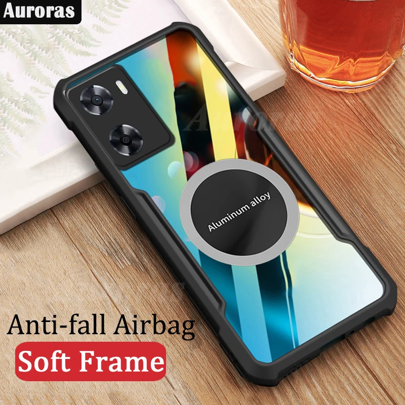Auroras For OPPO A57 4G/5G Case Car Mounted Magnetic AirbagClear Shell For OPPO A77 5G A77S A57S Cover Fundas
Auroras For OPPO A57 4G/5G Case Car Mounted Magnetic AirbagClear Shell For OPPO A77 5G A77S A57S Cover Fundas