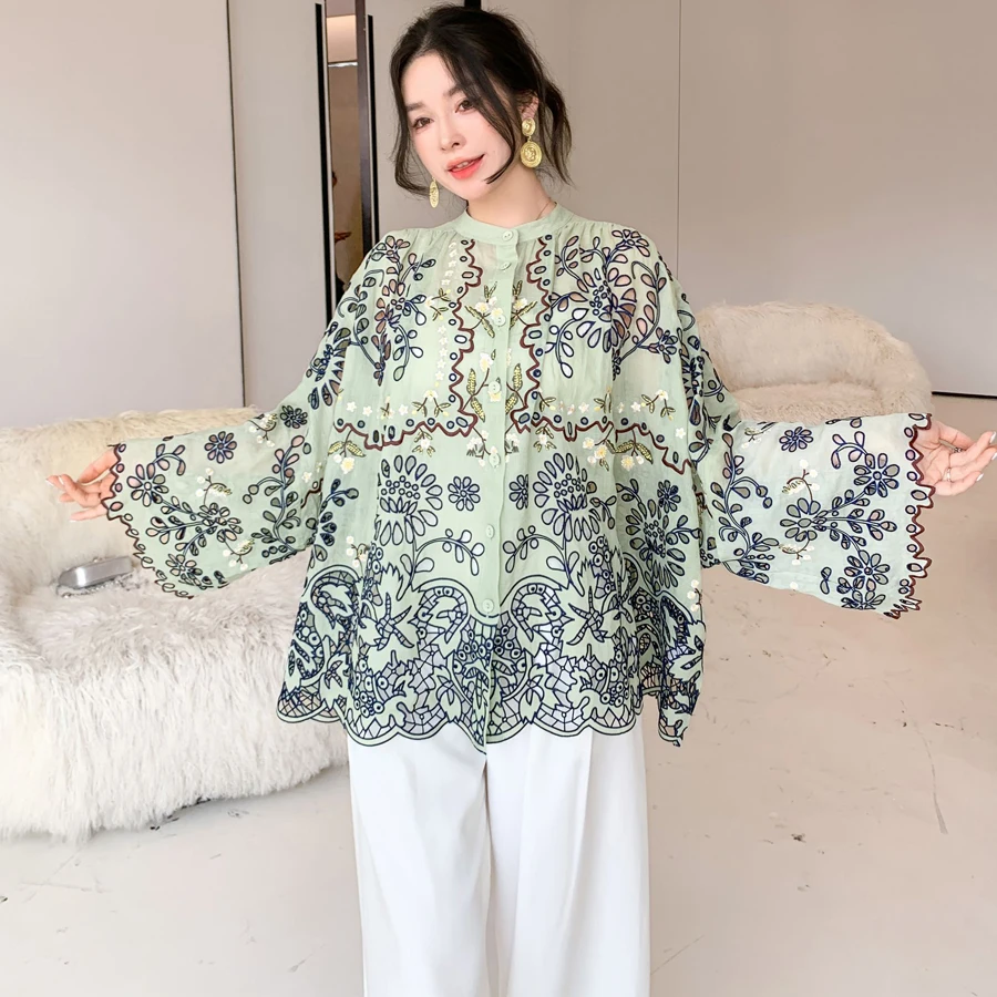 Exquisite Embroidered Heavy Work Lace Trim Cloak irt Top Ladies Premium Silk Faion Spring Autumn Season Exclusive Design
Exquisite Embroidered Heavy Work Lace Trim Cloak irt Top Ladies Premium Silk Faion Spring Autumn Season Exclusive Design