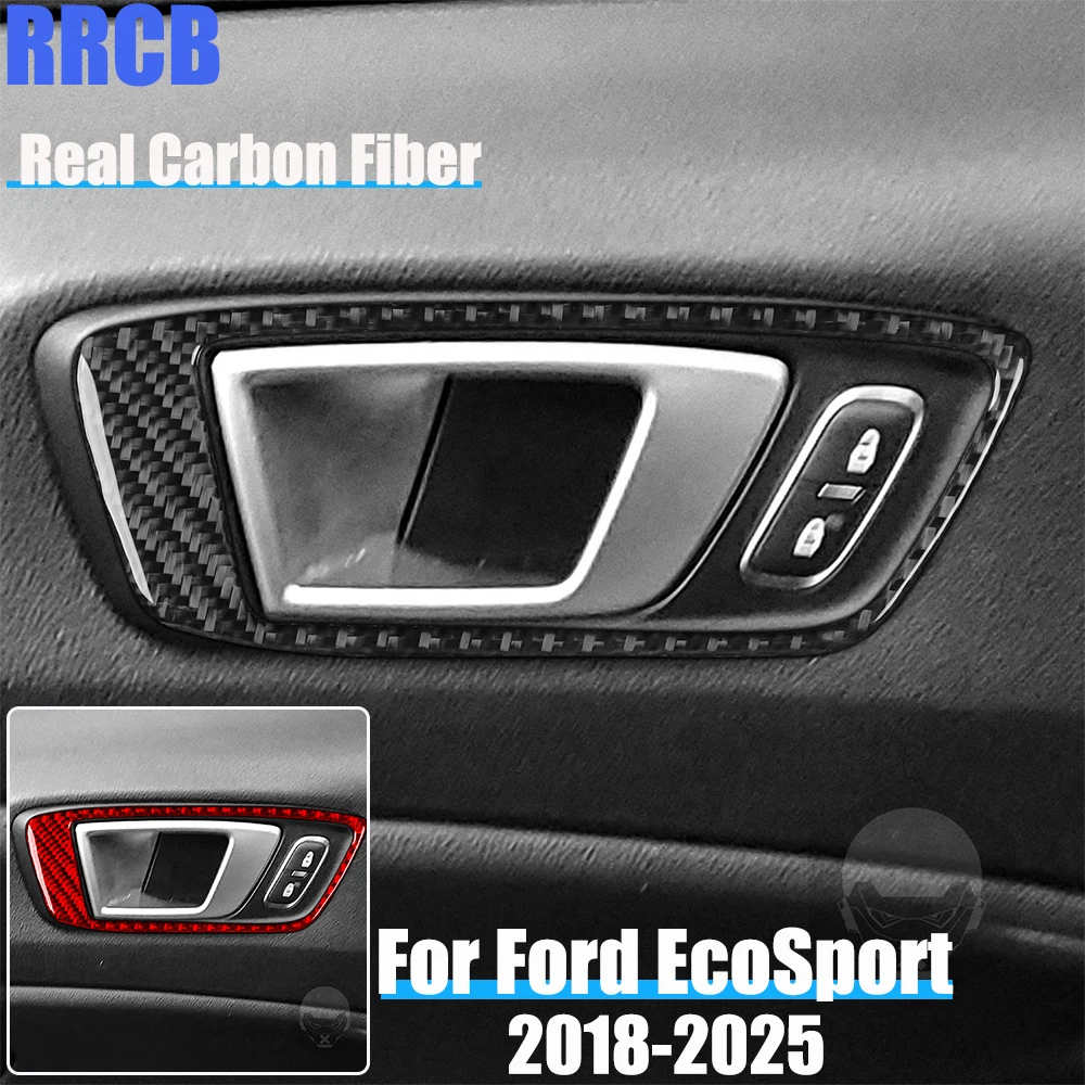 Автомобильные аксессуары из настоящего углеродного волокна, ручка передней двери, мягкая наклейка на крышку для Ford EcoSport 2018 2019 2020 2021 2022 2023 2024 2025
Автомобильные аксессуары из настоящего углеродного волокна, ручка передней двери, мягкая наклейка на крышку для Ford EcoSport 2018 2019 2020 2021 2022 2023 2024 2025