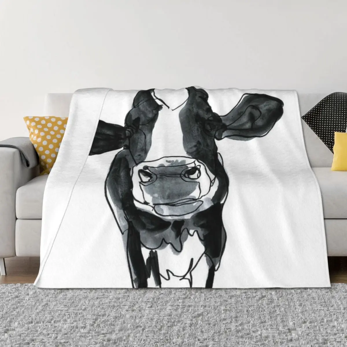 Cow Contour Cute Cow Pet Animal Lover Throw Blanket Personalized Gift halloween For Decorative Sofa Sofa Quilt Blankets
Cow Contour Cute Cow Pet Animal Lover Throw Blanket Personalized Gift halloween For Decorative Sofa Sofa Quilt Blankets