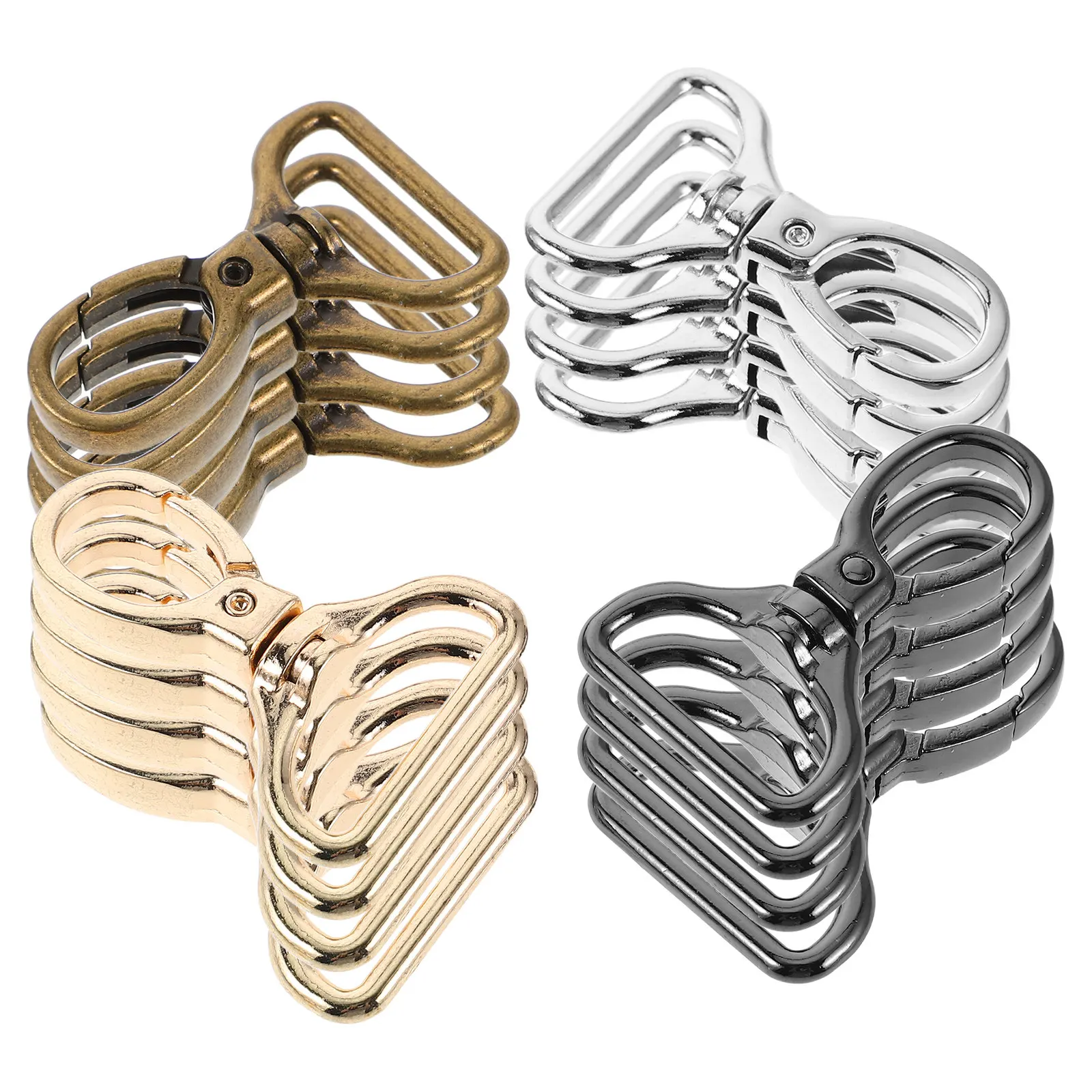 16Pcs Swivel Metal Lobster Clasps Zinc Alloy 25Mm Inner Diameter D Shaped Buckles for Keychains Jewelry Making Backpacks
16Pcs Swivel Metal Lobster Clasps Zinc Alloy 25Mm Inner Diameter D Shaped Buckles for Keychains Jewelry Making Backpacks