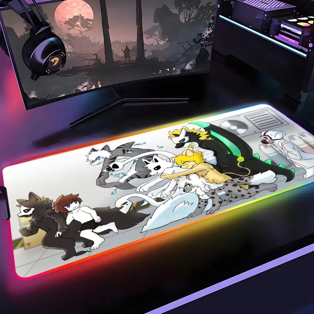 Игровой коврик для мыши Puro Comic с RGB-подсветкой, настольный коврик с LED-подсветкой, аксессуары для геймеров, большой коврик для мыши с подсветкой
Игровой коврик для мыши Puro Comic с RGB-подсветкой, настольный коврик с LED-подсветкой, аксессуары для геймеров, большой коврик для мыши с подсветкой