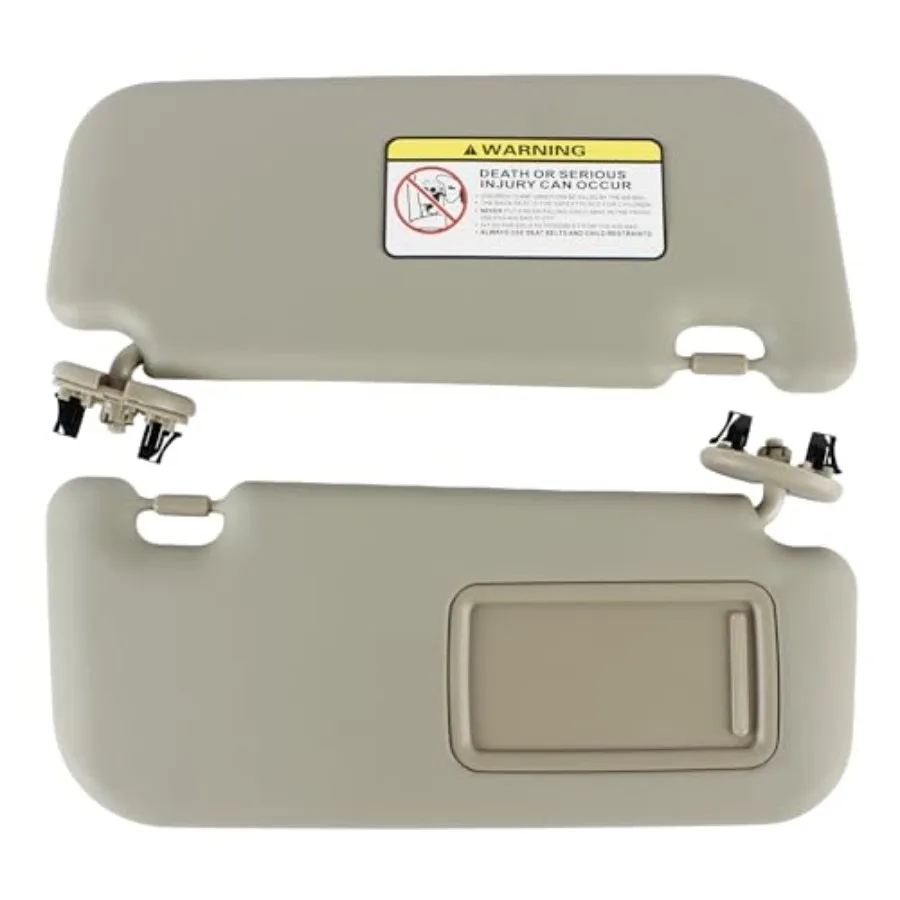 Sun visor set for Toyota Corolla 2009-2013: left right side premium leather beige easy installation interior application
Sun visor set for Toyota Corolla 2009-2013: left right side premium leather beige easy installation interior application